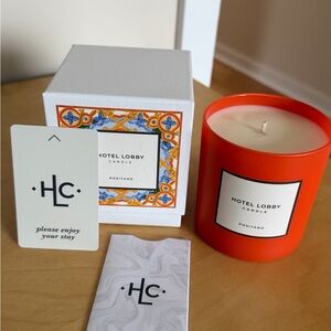 Hotel Lobby Positano Candle
